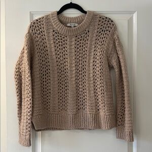 Madewell Beige Knit Sweater